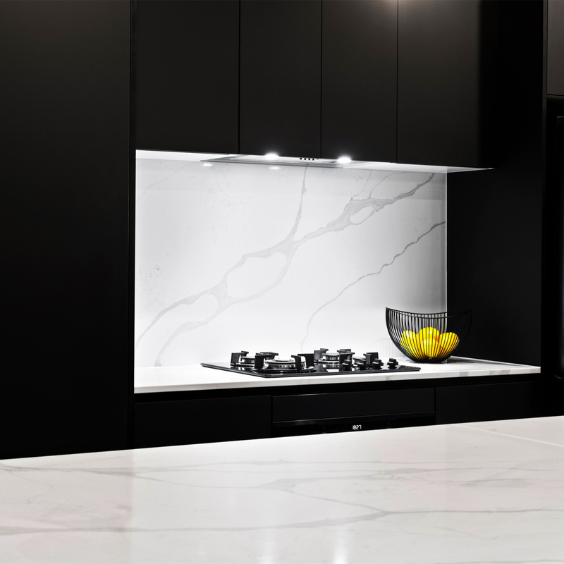 Ready To Assemble I Shape لاک مدولار کابینت آشپزخانه مبلمان مدرن مشکی کابینت آشپزخانه چوبی با جزیره